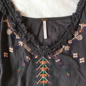 Free people embroidered tank